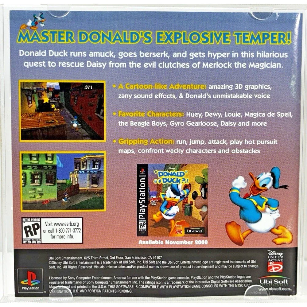 Disney's Dinosaur Sony PlayStation Vintage Ubisoft Complete with Manual Tested